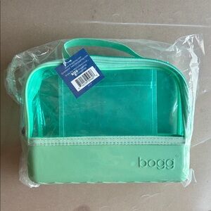BOGG BAG Mint Green Clear Organizer